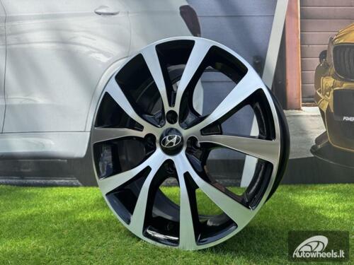 Ratlankis R15x6.5  4X100  ET  40  54.1  BK715  Black Polished (MB)  For HYUND  (R)