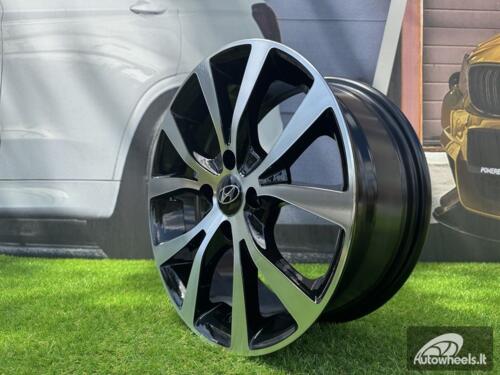 Ratlankis R15x6.5  4X100  ET  40  54.1  BK715  Black Polished (MB)  For HYUND  (R)