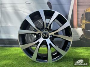 Ratlankis R15x6.5  4X100  ET  40  54.1  BK715  Black Polished (MB)  For HYUND  (R)