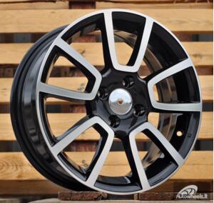 Ratlankis R15x6  4X98  ET  35  58.1  BK746  Black Polished (MB)  For FIAT  (R)