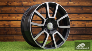 Ratlankis R15x6  4X98  ET  35  58.1  BK746  Black Polished (MB)  For FIAT  (R+P)