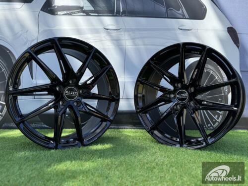 Ratlankis R21x9  5X112  ET  28  66.5  HX08F  (23140)  Black (BL)  For HAXER  (P)  (HYBRID FORGED (Front+Rear))
