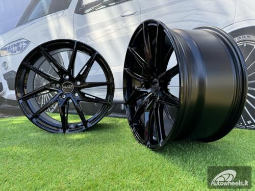 Ratlankis R21x9  5X112  ET  28  66.5  HX08F  (23140)  Black (BL)  For HAXER  (P)  (HYBRID FORGED (Front+Rear))