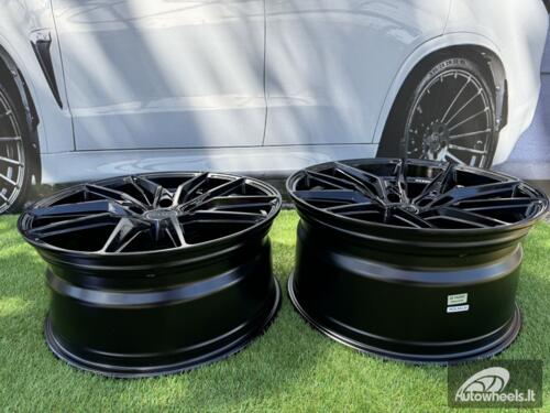 Ratlankis R21x9  5X112  ET  28  66.5  HX08F  (23140)  Black (BL)  For HAXER  (P)  (HYBRID FORGED (Front+Rear))