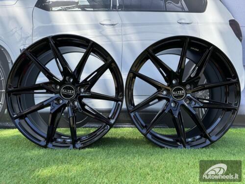 Ratlankis R21x9  5X112  ET  28  66.5  HX08F  (23140)  Black (BL)  For HAXER  (P)  (HYBRID FORGED (Front+Rear))