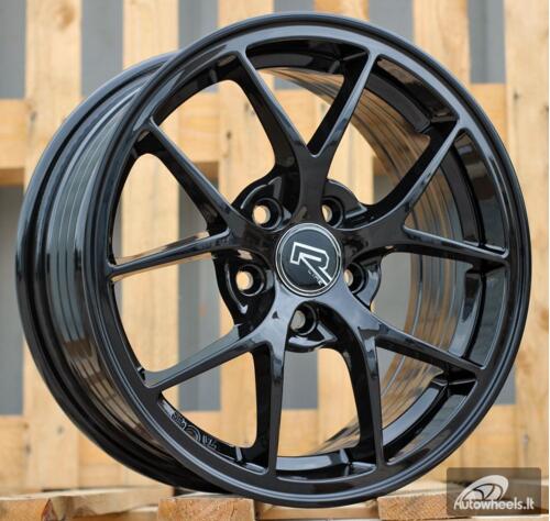 Ratlankis R15x6.5  5X114.3  ET  40  67.1  Y0134  Black (BL)  For RACIN  (R)
