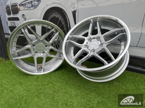 Ratlankis R19x8.5  5X120  ET  35  72.6  SSA01  (HX030)  Silver+Polished Lip (SP)  For HAXER  (Z2)  (Rear+Front)