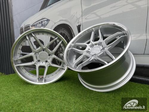 Ratlankis R19x8.5  5X120  ET  35  72.6  SSA01  (HX030)  Silver+Polished Lip (SP)  For HAXER  (Z2+Z3)  (Rear+Front)