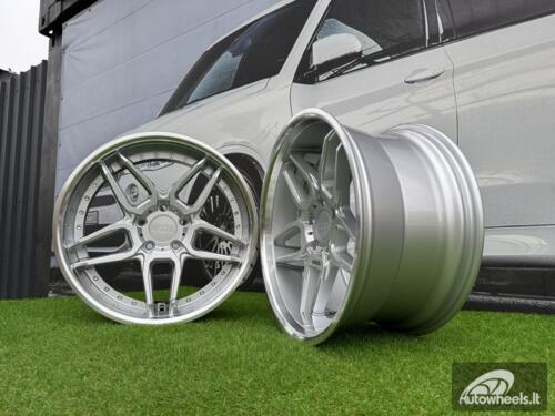 Ratlankis R19x8.5  5X120  ET  35  72.6  SSA01  (HX030)  Silver+Polished Lip (SP)  For HAXER  (Z2+Z3)  (Rear+Front)