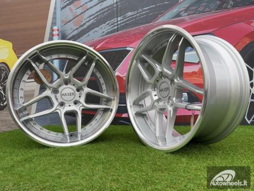 Ratlankis R19x8.5  5X120  ET  35  72.6  SSA01  (HX030)  Silver+Polished Lip (SP)  For HAXER  (Z4)  (Rear+Front)