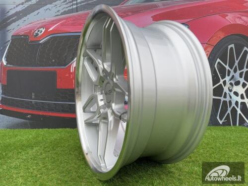 Ratlankis R19x8.5  5X120  ET  35  72.6  SSA01  (HX030)  Silver+Polished Lip (SP)  For HAXER  (Z4)  (Rear+Front)