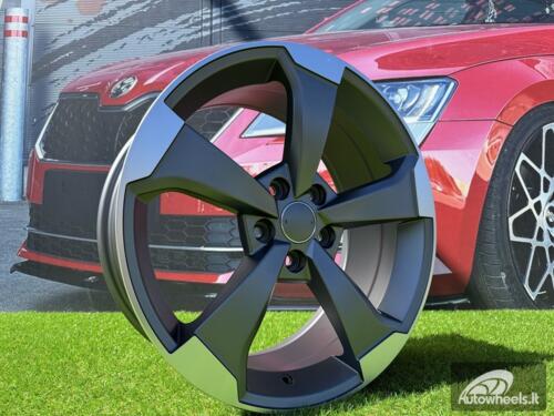 Ratlankis R17x7.5  5X112  ET  40  66.5  XE351  (BY1491)  Grey Polished Half Matt (MGHM)  For AUD  (Z3)