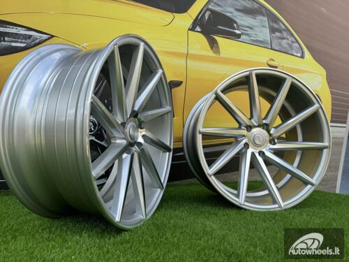 Ratlankis R19x8.5  5X112  ET  26  66.5  B1058  Machined Silver (MS)  For RACIN  (M)  (LEFT SIDE (Style Vossen))