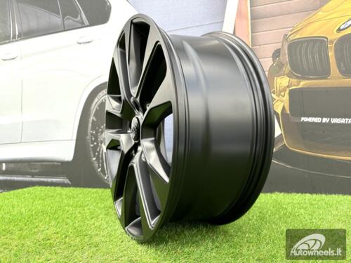 Ratlankis R20x8  5X127  ET  56  71.5  B5536  Black Half Matt (BLHM)  For JEEP  (K4)