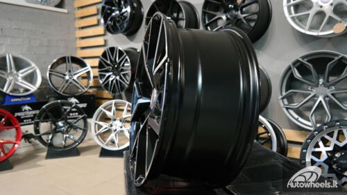 Ratlankis R19x8  5X112  ET  41  57.1  B5801  Black Polished (MB)  For VW  (K2+K4+P)