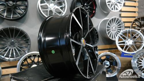 Ratlankis R19x8  5X112  ET  41  57.1  B5801  Black Polished (MB)  For VW  (K2+K4+P)