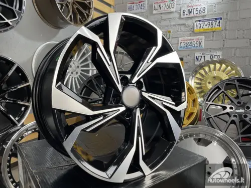 Ratlankis R19x8  5X112  ET  35  66.5  B5893  Black Polished (MB)  For AUD  (K4)