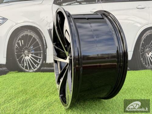 Ratlankis R20x9  5X112  ET  35  66.5  XE139  (BK5366)  Black Polished (MB)  For AUD  (K4)