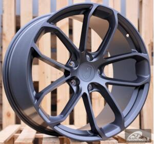 Ratlankis R22x11.5  5X130  ET  61  71.6  H5084  (3S5985)  Gun Metal Half Matt (GMHM)  For PORCH  (K4+Z4)  (HYBRID FORGED (Rear+Front))