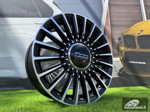 Ratlankis R16x6.5  4X98  ET  35  58.1  Y1210  Black Polished Half Matt (MBHM)  For FIAT  (L5)