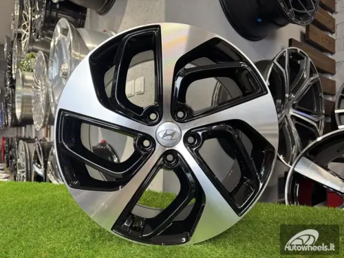 Ratlankis R17x7  5X114.3  ET  45  67.1  B1278  (BK5312)  Black Polished (MB)  For HYUND  (R)