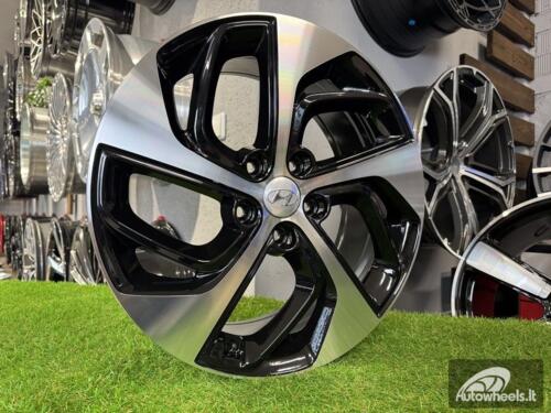 Ratlankis R17x7  5X114.3  ET  45  67.1  B1278  (BK5312)  Black Polished (MB)  For HYUND  (R)