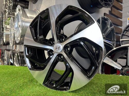 Ratlankis R17x7  5X114.3  ET  45  67.1  B1278  (BK5312)  Black Polished (MB)  For HYUND  (R)