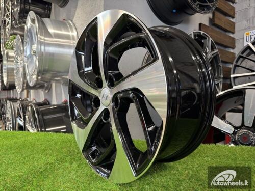 Ratlankis R17x7  5X114.3  ET  45  67.1  B1278  (BK5312)  Black Polished (MB)  For HYUND  (R)