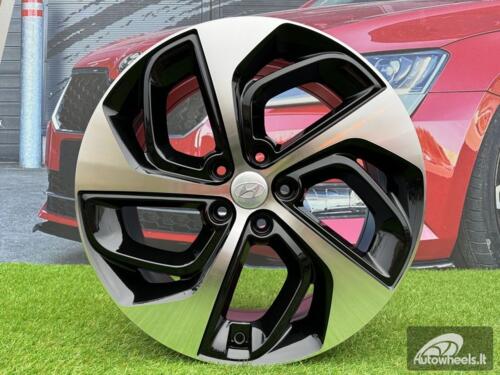 Ratlankis R17x7  5X114.3  ET  45  67.1  B1278  (BK5312)  Black Polished (MB)  For HYUND  (R+P2)