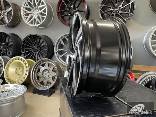 Ratlankis R18x8  5X112  ET  45  57.1  B5851  Black Polished (MB)  For VW  (Z7)