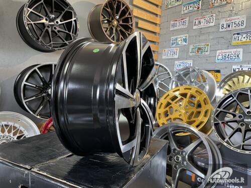 Ratlankis R18x8  5X112  ET  45  57.1  B5851  Black Polished (MB)  For VW  (Z7)