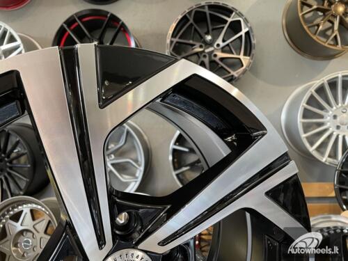 Ratlankis R18x8  5X112  ET  45  57.1  B5851  Black Polished (MB)  For VW  (Z7)