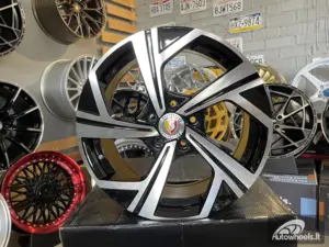 Ratlankis R17x7.5  5X112  ET  45  57.1  B5851  Black Polished (MB)  For VW  (R)  ()