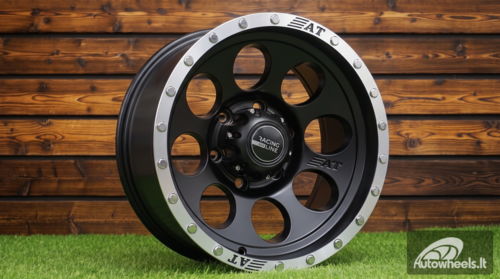 Ratlankis R16x8.5  6X139.7  ET  M15  110.1  B5187  Black Half Matt+Polished Lip (BLHMPL)  For 4X4  (P)