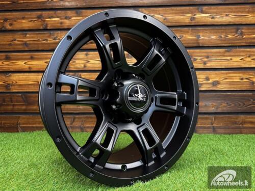 Ratlankis R16x8  6X139.7  ET  0  110.5  B5317  Black Half Matt (BLHM)  For 4X4  (R)