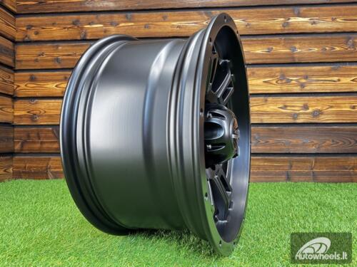 Ratlankis R16x8  6X139.7  ET  0  110.5  B5317  Black Half Matt (BLHM)  For 4X4  (R)