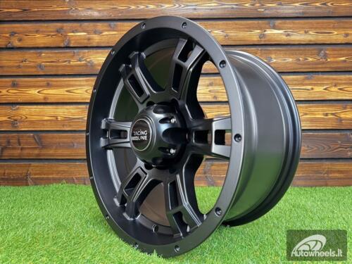 Ratlankis R16x8  6X139.7  ET  0  110.5  B5317  Black Half Matt (BLHM)  For 4X4  (R)