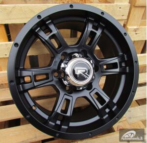 Ratlankis R16x8  6X139.7  ET  0  110.5  B5317  Black Half Matt (BLHM)  For 4X4  (R)