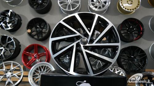 Ratlankis R16x6.5  5X112  ET  45  57.1  B5329  Black Polished (MB)  For VW  (P+R)