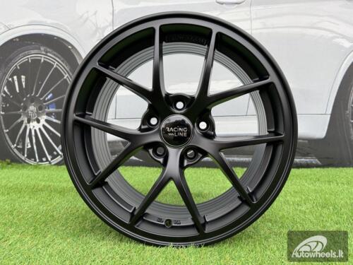 Ratlankis R16x7  5X110  ET  41  65.1  Y0134  Black Half Matt (BLHM)  For RACIN  (R)