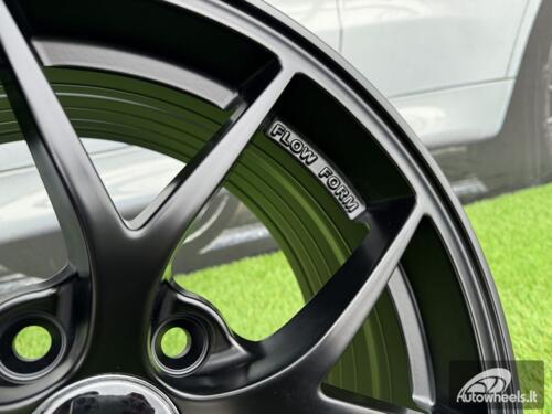 Ratlankis R16x7  5X110  ET  41  65.1  Y0134  Black Half Matt (BLHM)  For RACIN  (R)