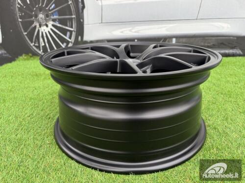 Ratlankis R16x7  5X110  ET  41  65.1  Y0134  Black Half Matt (BLHM)  For RACIN  (R)