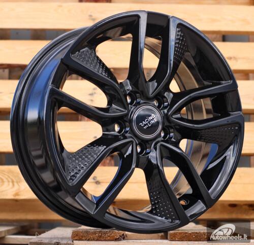 Ratlankis R15x6.5  5X100  ET  40  57.1  B5087  Black (BL)  For RACIN  (L5)