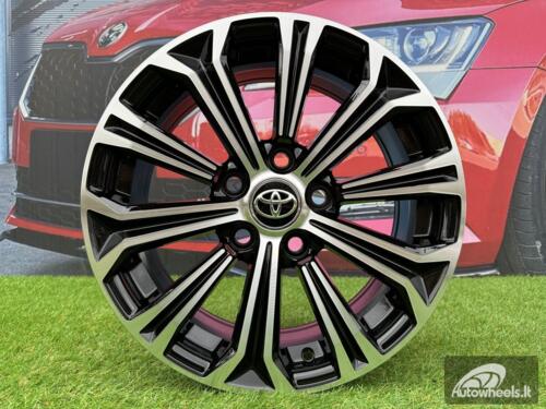 Ratlankis R15x6  5X100  ET  45  54.1  B5845  Black Polished (MB)  For TOYOT  (D3)