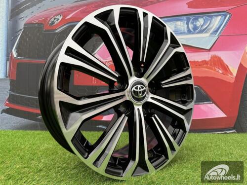 Ratlankis R15x6  5X100  ET  45  54.1  B5845  Black Polished (MB)  For TOYOT  (D3)