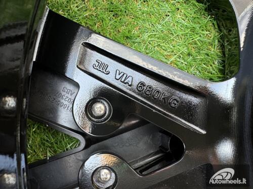 Ratlankis R16x6.5  5X108  ET  40  65.1  B5906  Black Polished (MB)  For PEUG  (L4)  (Carved Spokes)