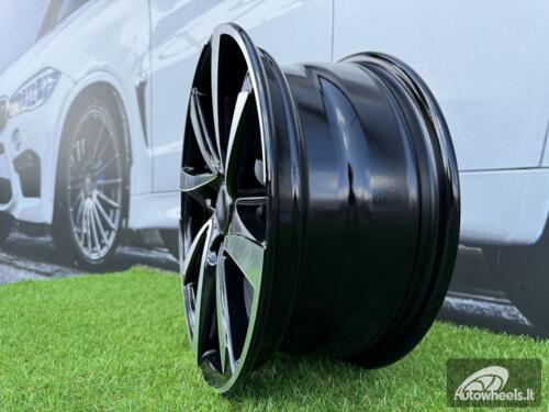 Ratlankis R14x6  4X100  ET  40  60.1  BK575  Black Polished (MB)  For RACIN  (R+D2)