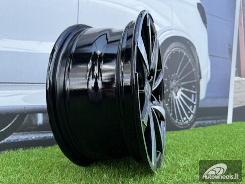 Ratlankis R14x6  4X100  ET  40  60.1  BK575  Black Polished (MB)  For RACIN  (R+D2)
