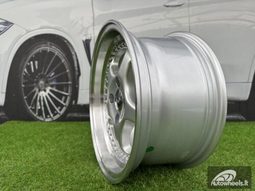 Ratlankis R14x7  4X100  ET  20  67.1  BK660  Silver+Polished Lip (SP)  For BMW  (R)