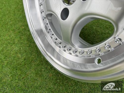 Ratlankis R14x7  4X100  ET  20  67.1  BK660  Silver+Polished Lip (SP)  For BMW  (R)